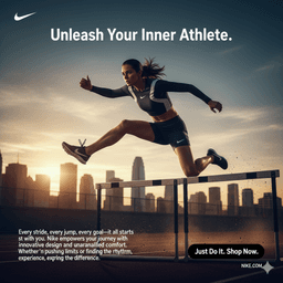 Nike generated marketing asset
