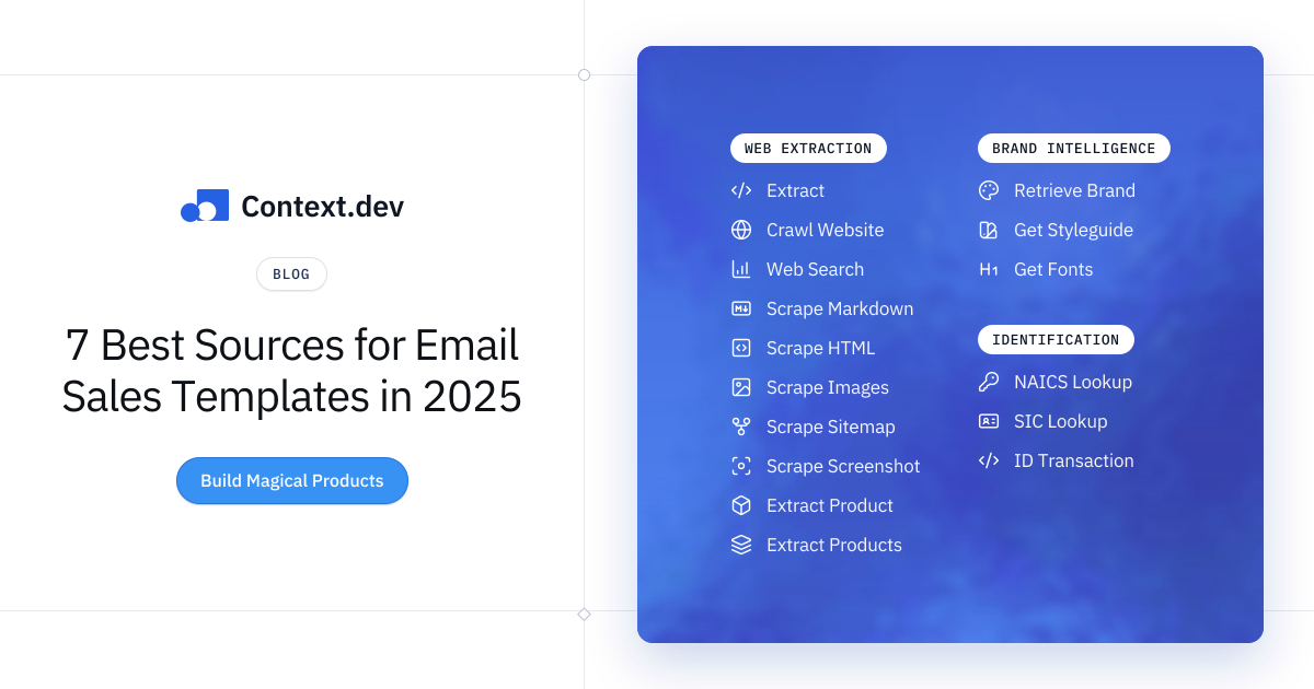 7 Best Sources for Email Sales Templates in 2025