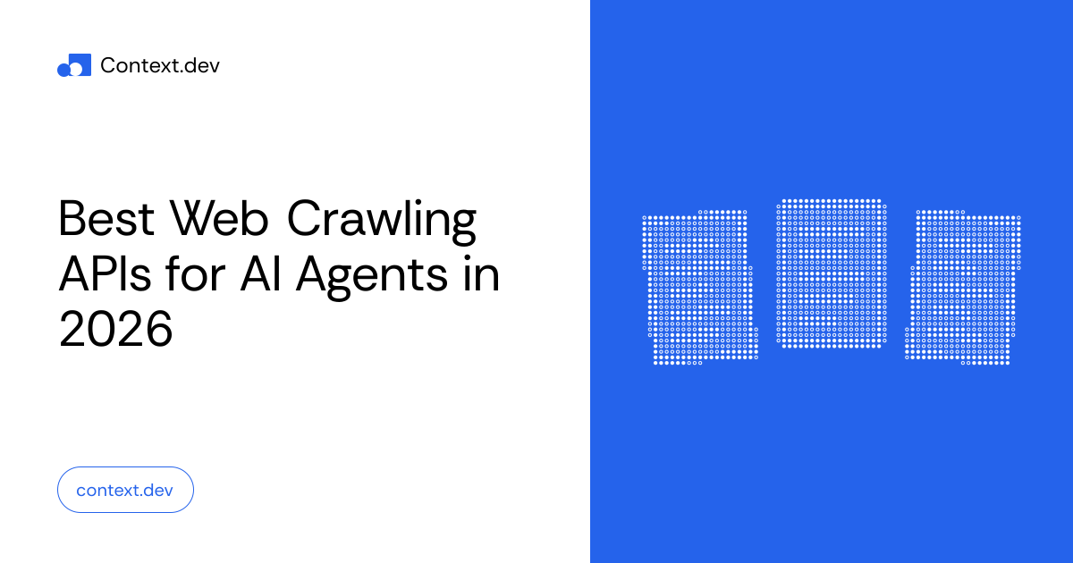 Best Web Crawling APIs for AI Agents in 2026