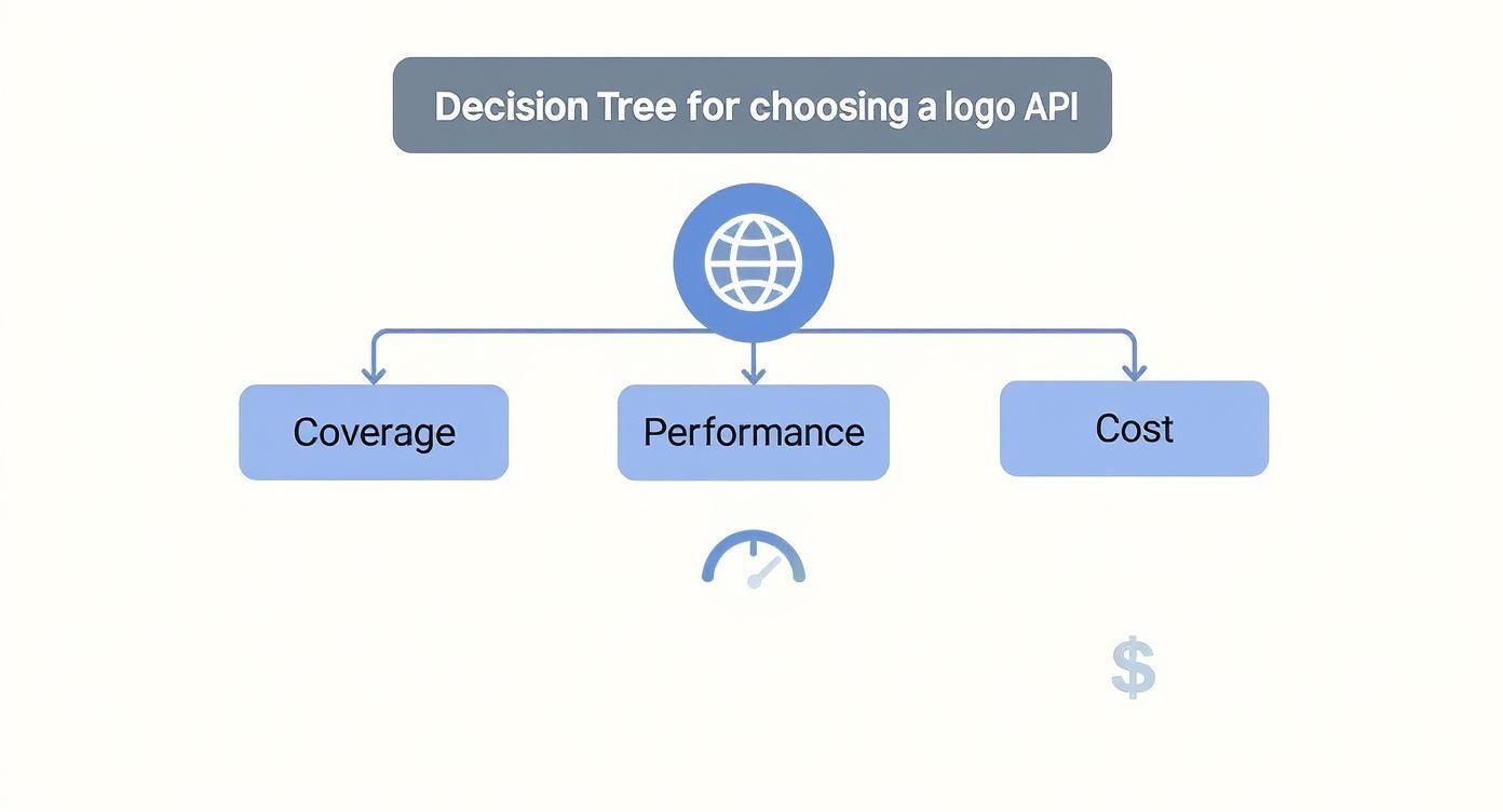Infographic about company logo api