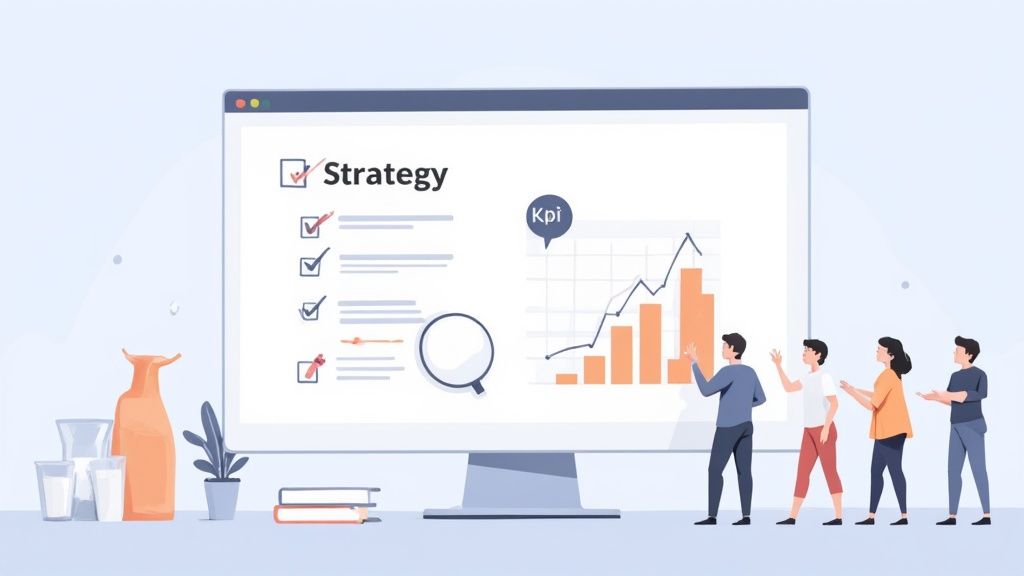 Diagram showing interconnected app architecture components