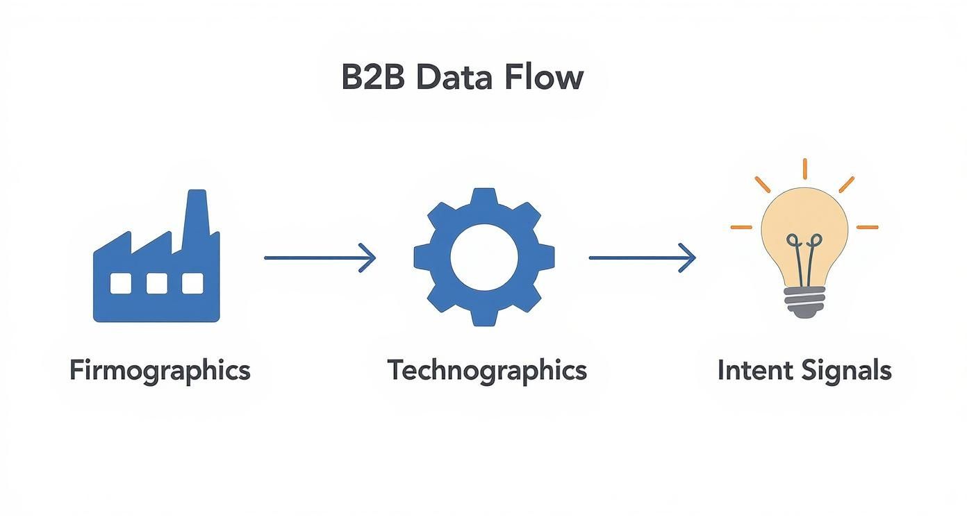 Infographic about b2b data enrichment