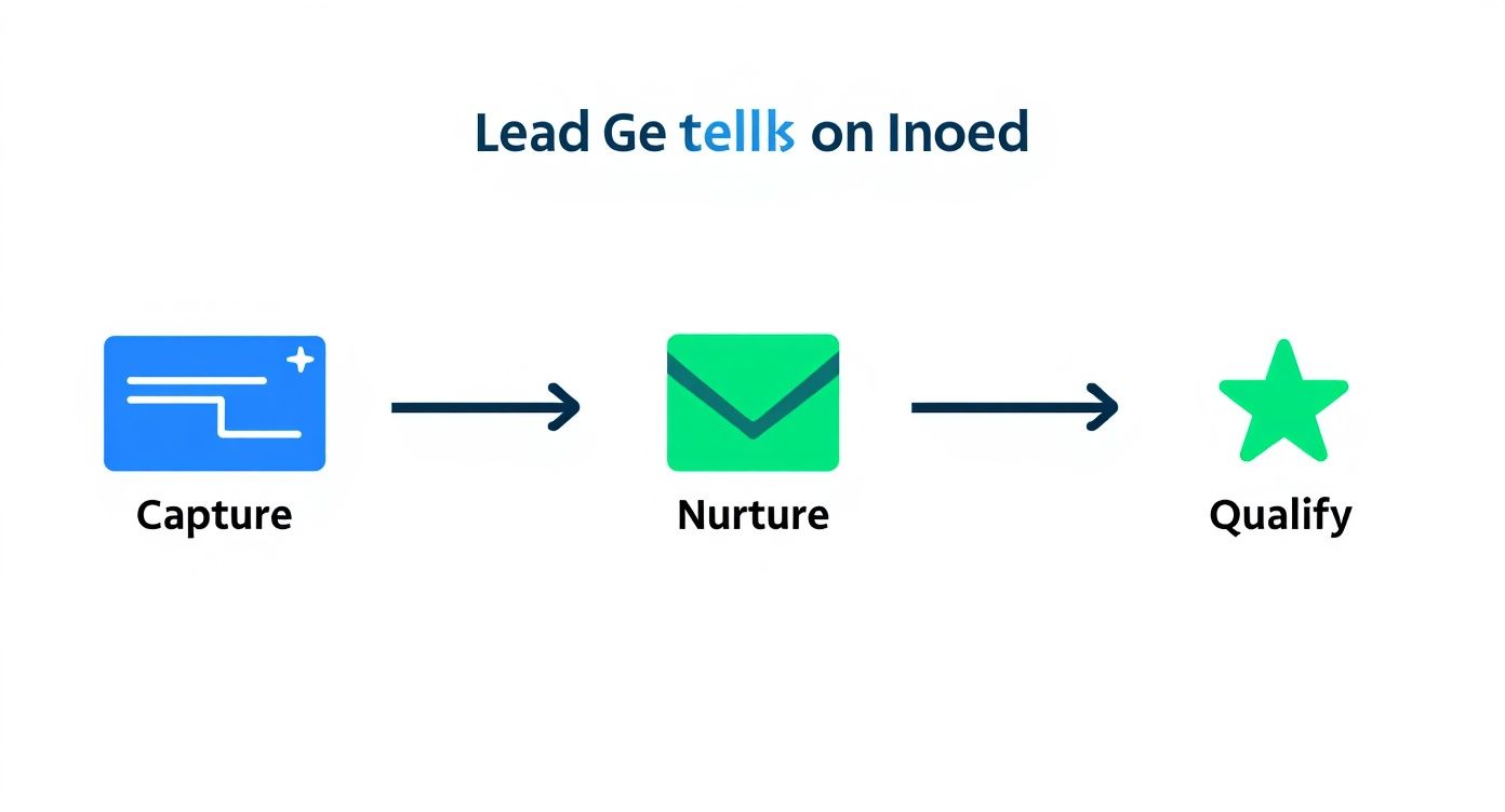 Infographic about lead generation systems