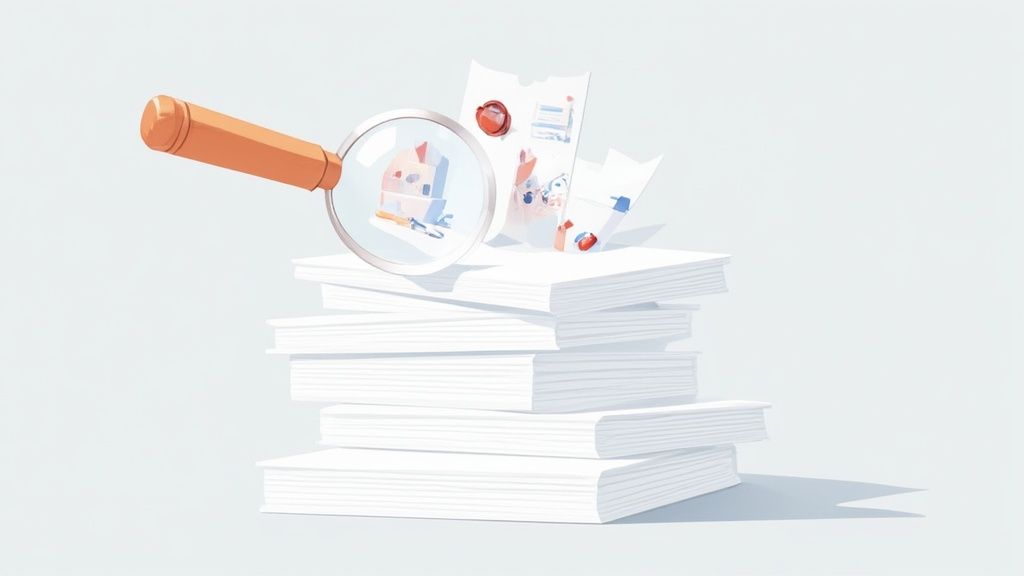 A diagram showing a large group of people being filtered down to a small, targeted group, representing the process of building a target account list.