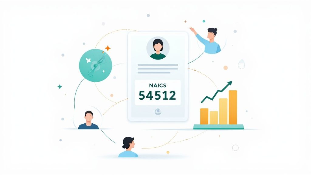 People collaborating around a desk with laptops and charts